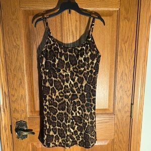 Animal print swimsuit